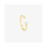 DAMENRING EDELSTAHL GOLD